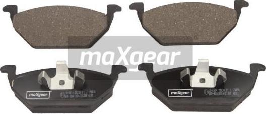 Maxgear 19-0614 - Brake Pad Set, disc brake autospares.lv