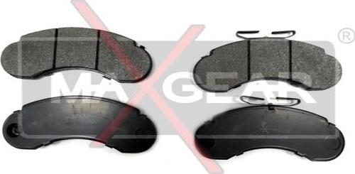 Maxgear 19-0612 - Brake Pad Set, disc brake autospares.lv