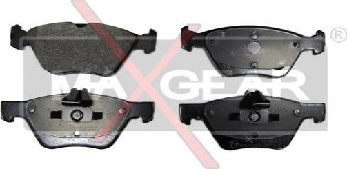 Maxgear 19-0631 - Brake Pad Set, disc brake autospares.lv