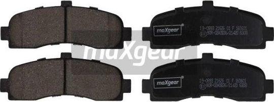 Maxgear 19-0893 - Brake Pad Set, disc brake autospares.lv