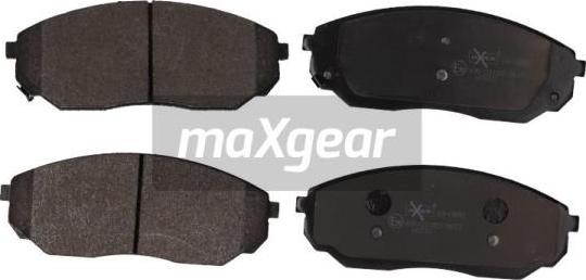 Maxgear 19-0888 - Brake Pad Set, disc brake autospares.lv