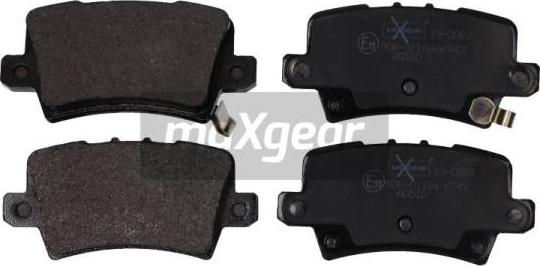 Maxgear 19-0883 - Brake Pad Set, disc brake autospares.lv