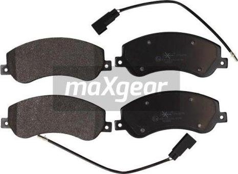 Maxgear 19-0878 - Brake Pad Set, disc brake autospares.lv