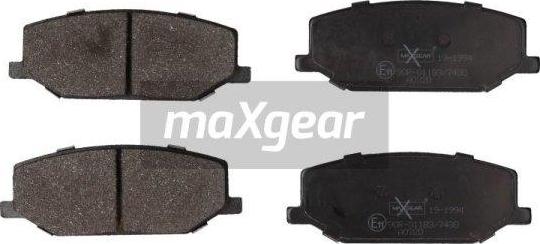 Maxgear 19-1994 - Brake Pad Set, disc brake autospares.lv