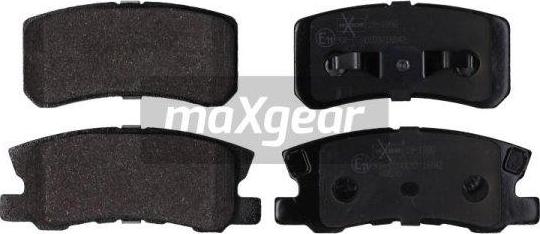 Maxgear 19-1990 - Brake Pad Set, disc brake autospares.lv