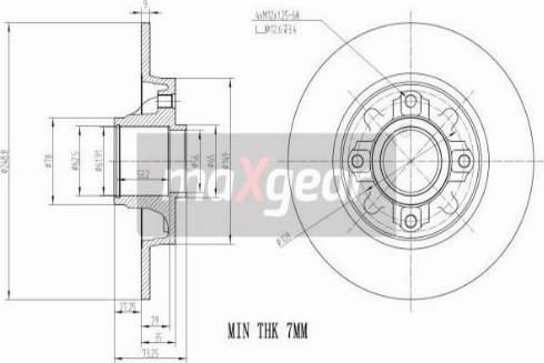 Maxgear 19-1969 - Brake Disc autospares.lv