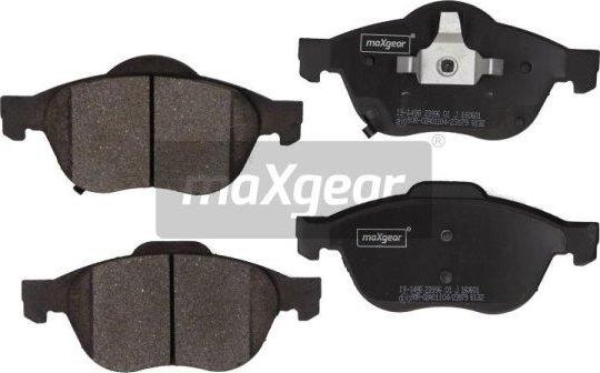 Maxgear 19-1498 - Brake Pad Set, disc brake autospares.lv