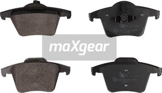 Maxgear 19-1426 - Brake Pad Set, disc brake autospares.lv