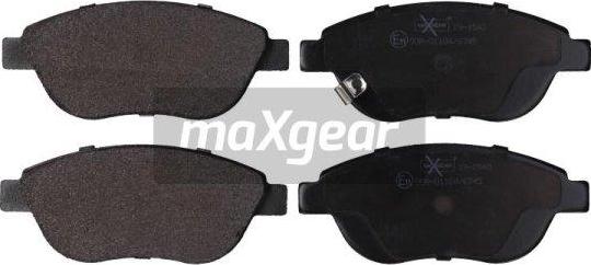 Maxgear 19-1540 - Brake Pad Set, disc brake autospares.lv
