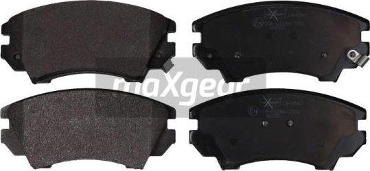 Maxgear 19-1543 - Brake Pad Set, disc brake autospares.lv