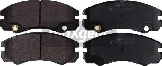 Maxgear 19-1501 - Brake Pad Set, disc brake autospares.lv