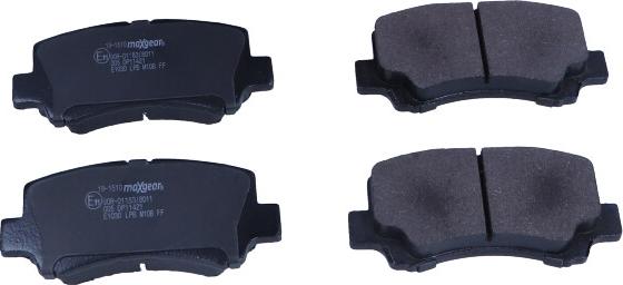 Maxgear 19-1510 - Brake Pad Set, disc brake autospares.lv