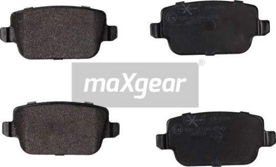 Maxgear 19-1094 - Brake Pad Set, disc brake autospares.lv