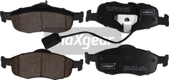 Maxgear 19-1093 - Brake Pad Set, disc brake autospares.lv