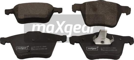 Maxgear 19-1092 - Brake Pad Set, disc brake autospares.lv