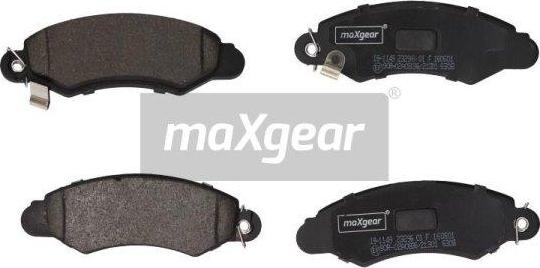 Maxgear 19-1149 - Brake Pad Set, disc brake autospares.lv