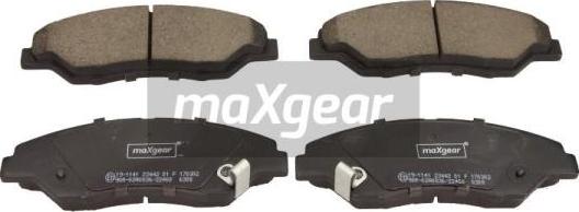 Maxgear 19-1141 - Brake Pad Set, disc brake autospares.lv