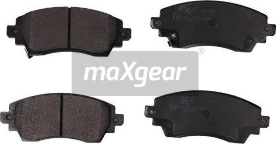 Maxgear 19-1154 - Brake Pad Set, disc brake autospares.lv