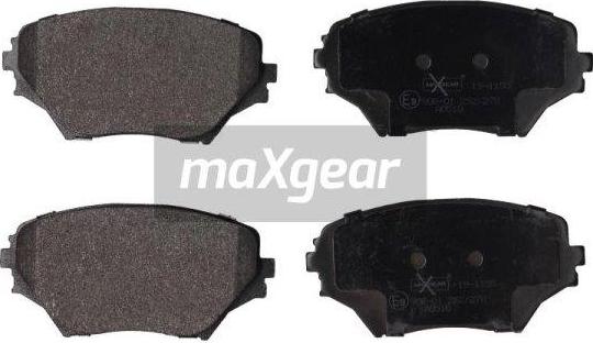 Maxgear 19-1155 - Brake Pad Set, disc brake autospares.lv