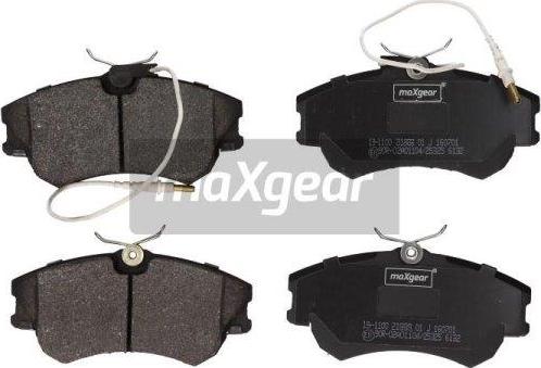Maxgear 19-1100 - Brake Pad Set, disc brake autospares.lv