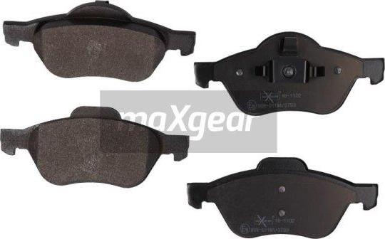 Maxgear 19-1102 - Brake Pad Set, disc brake autospares.lv