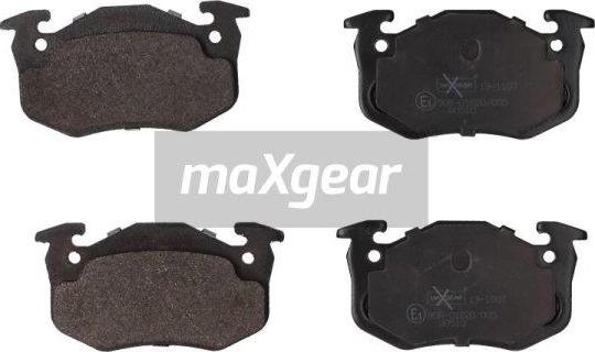 Maxgear 19-1107 - Brake Pad Set, disc brake autospares.lv