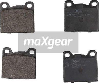 Maxgear 19-1119 - Brake Pad Set, disc brake autospares.lv