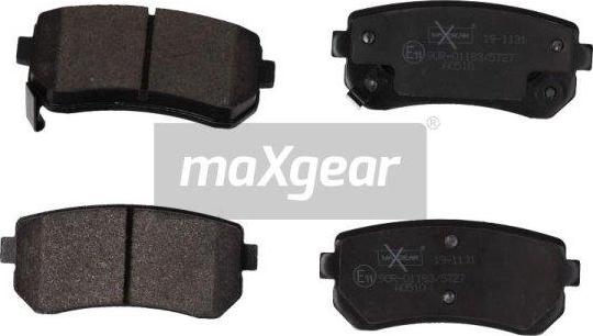 Maxgear 19-1131 - Brake Pad Set, disc brake autospares.lv