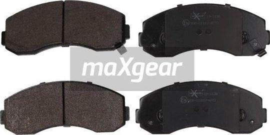 Maxgear 19-1138 - Brake Pad Set, disc brake autospares.lv
