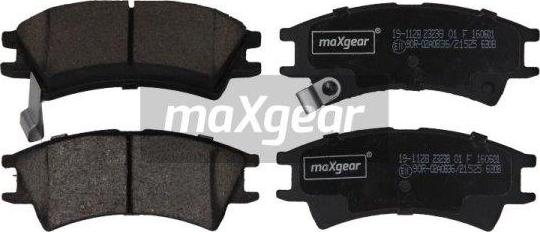 Maxgear 19-1128 - Brake Pad Set, disc brake autospares.lv