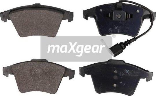 Maxgear 19-1897 - Brake Pad Set, disc brake autospares.lv