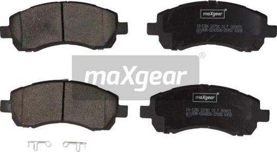 Maxgear 19-1396 - Brake Pad Set, disc brake autospares.lv