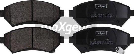 Maxgear 19-1391 - Brake Pad Set, disc brake autospares.lv