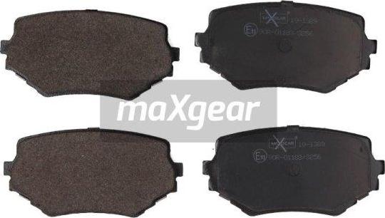 Maxgear 19-1389 - Brake Pad Set, disc brake autospares.lv