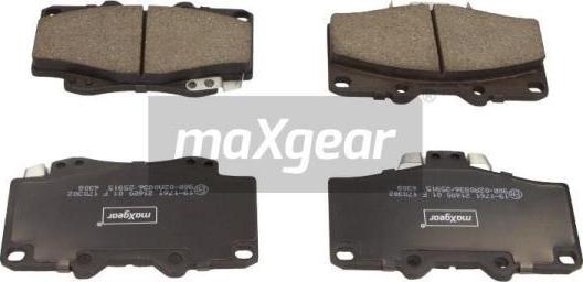 Maxgear 19-1761 - Brake Pad Set, disc brake autospares.lv