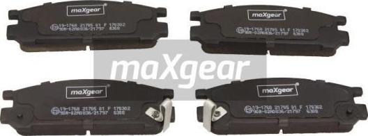 Maxgear 19-1768 - Brake Pad Set, disc brake autospares.lv