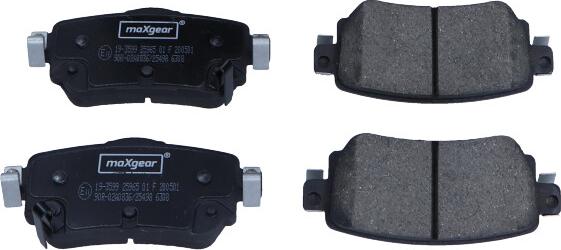 Maxgear 19-3599 - Brake Pad Set, disc brake autospares.lv