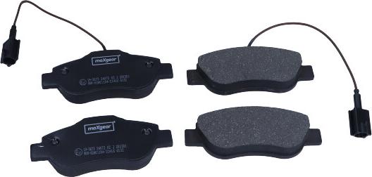 Maxgear 19-3673 - Brake Pad Set, disc brake autospares.lv