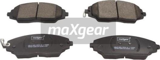 Maxgear 19-3053 - Brake Pad Set, disc brake autospares.lv