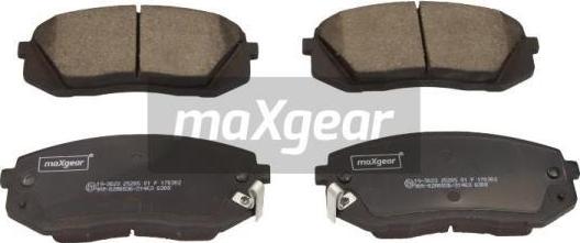 Maxgear 19-3023 - Brake Pad Set, disc brake autospares.lv