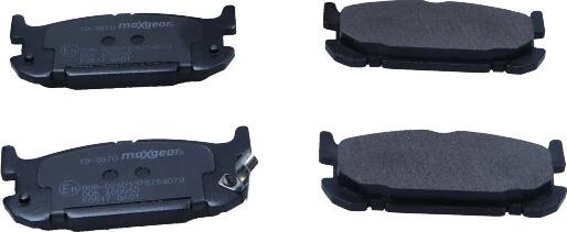 Maxgear 19-3870 - Brake Pad Set, disc brake autospares.lv