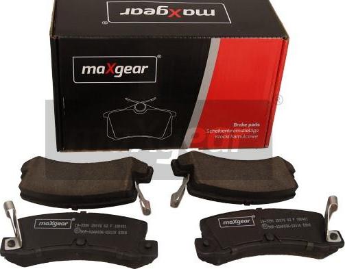 Maxgear 19-3390 - Brake Pad Set, disc brake autospares.lv