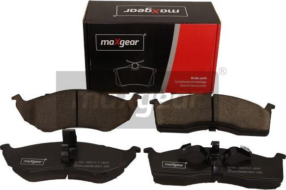 Maxgear 19-3391 - Brake Pad Set, disc brake autospares.lv