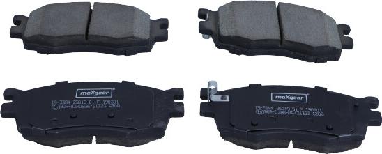 Maxgear 19-3384 - Brake Pad Set, disc brake autospares.lv