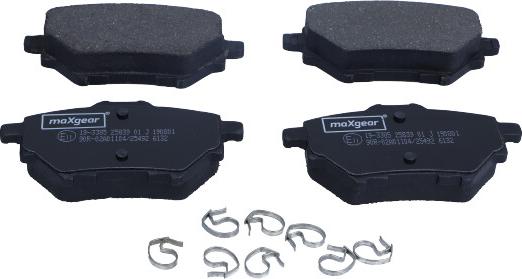 Maxgear 19-3385 - Brake Pad Set, disc brake autospares.lv