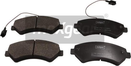 Maxgear 19-3386 - Brake Pad Set, disc brake autospares.lv