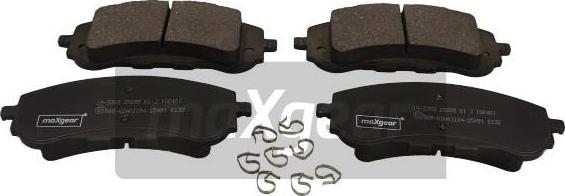 Maxgear 19-3383 - Brake Pad Set, disc brake autospares.lv