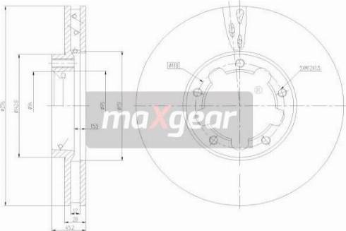 Maxgear 19-3337 - Brake Disc autospares.lv