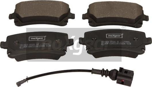 Maxgear 19-3323 - Brake Pad Set, disc brake autospares.lv