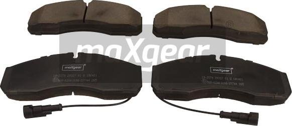 Maxgear 19-3379 - Brake Pad Set, disc brake autospares.lv